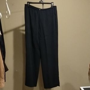Size 8 silk drawstring pants with polyester lining
